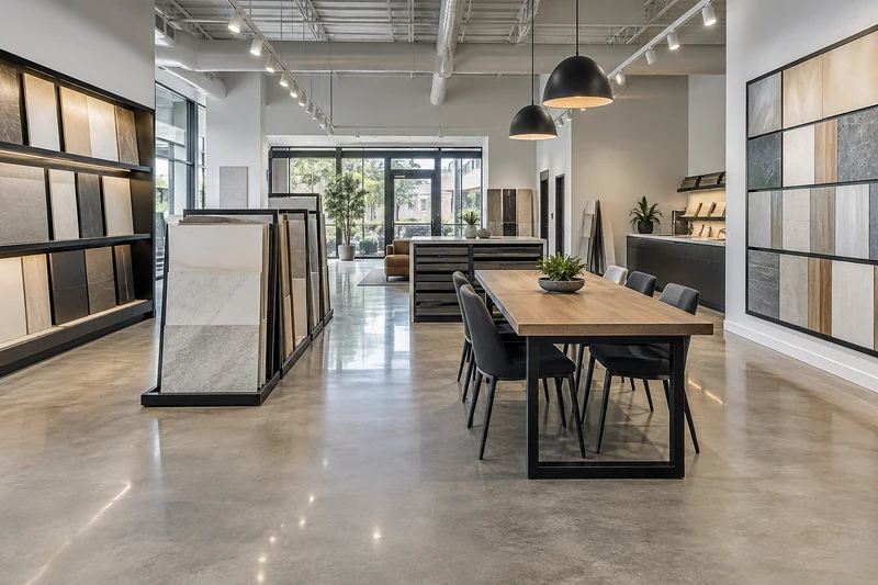 Commercial showroom
