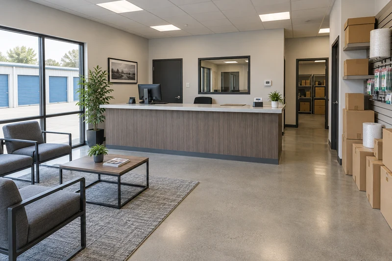 Storage reception area
