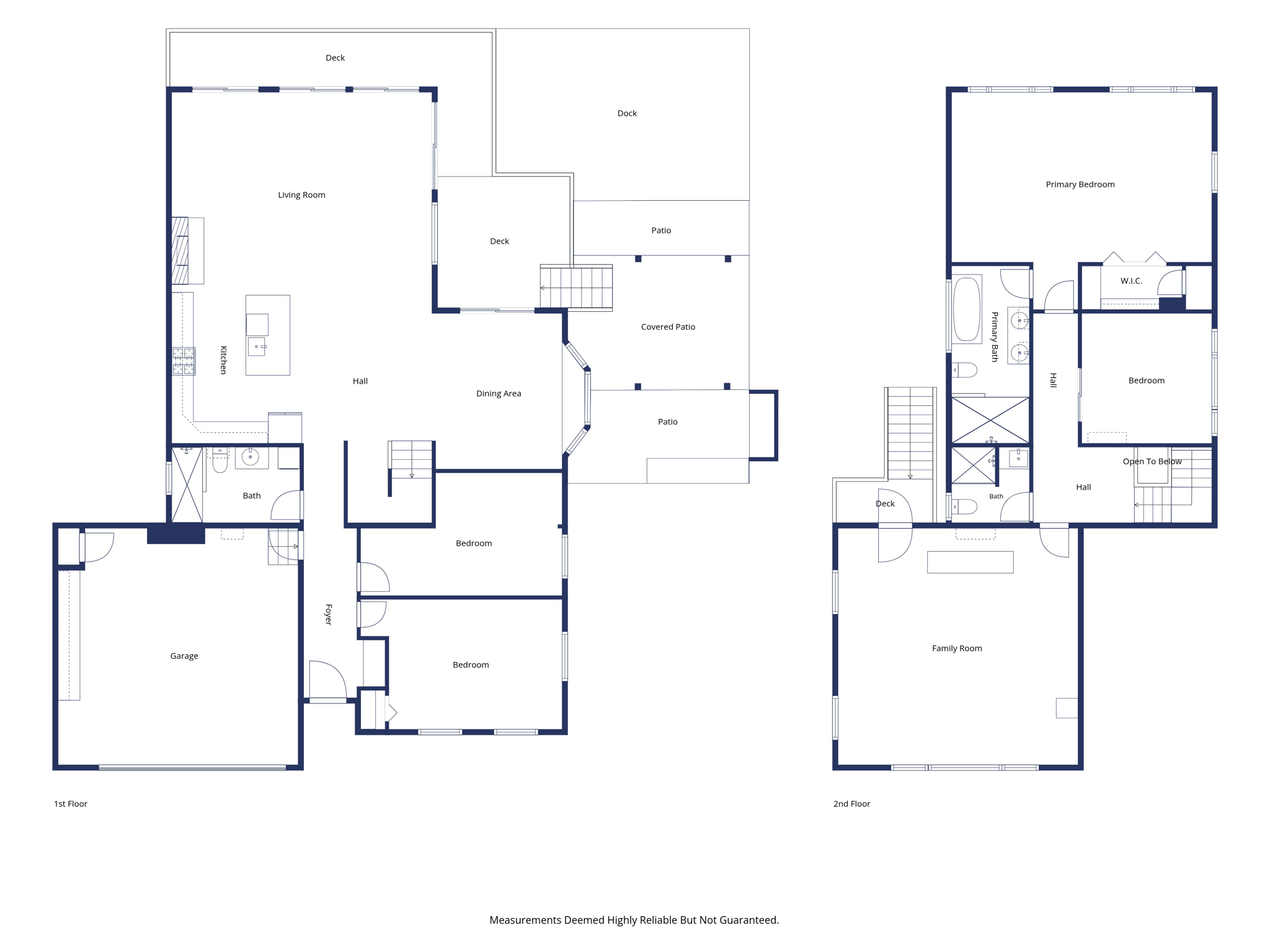 Floor plan from the Warwick property